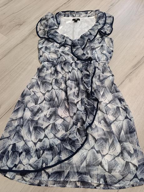 Šifonové šaty, h&m,36