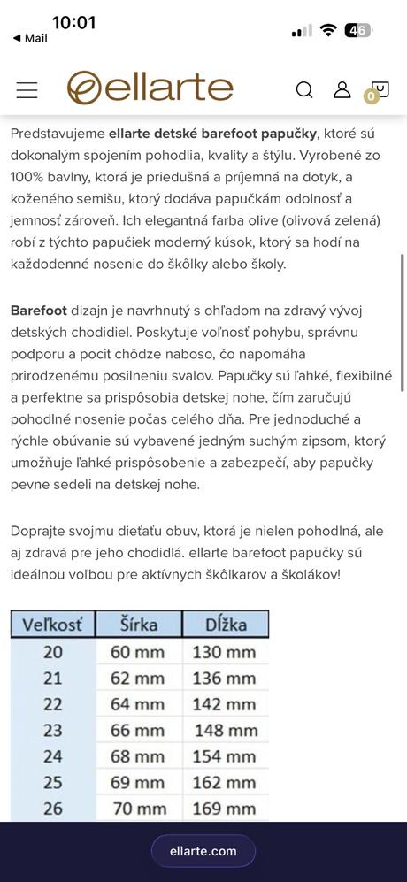 Papuce ellarte 26 barefoot, 26