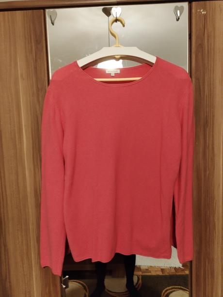 Ružový pulóver, street one,xl