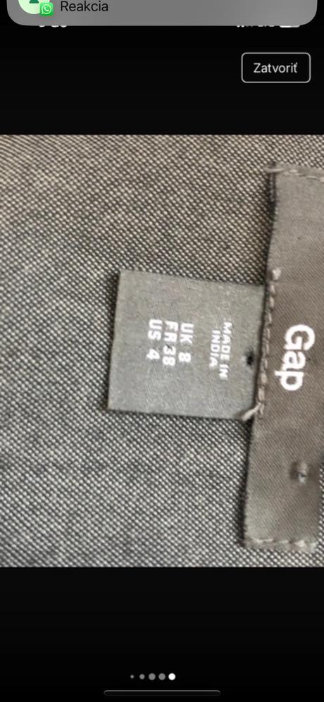 Gap biznis pracovne formalne saty elegantne sede g, gap,38