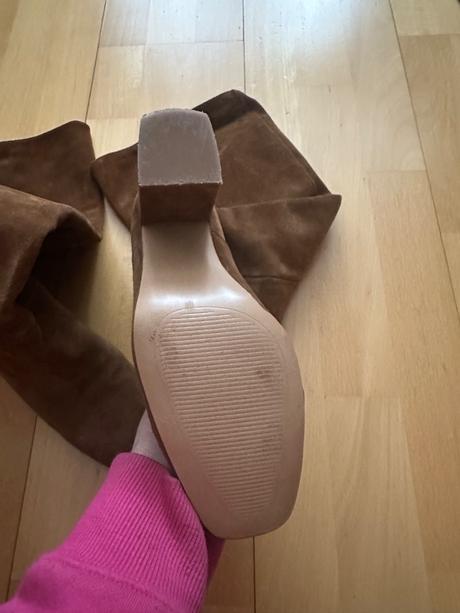 Kožené čižmy stradivarius, stradivarius,37