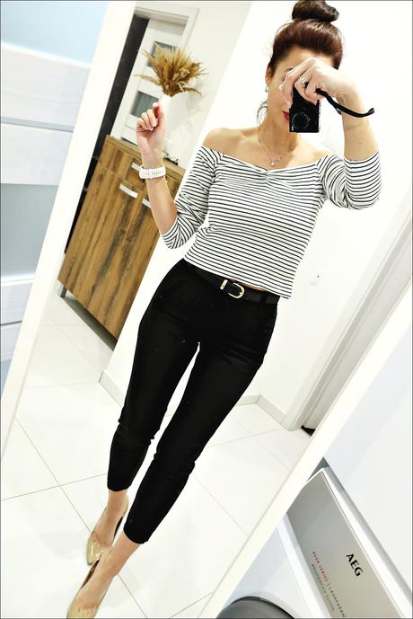 Crop top s lodičkovým výstrihom, primark,s