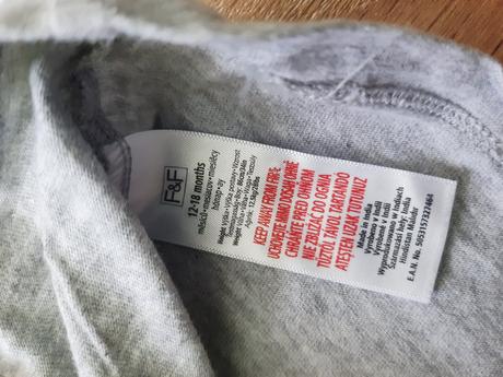 Chlapčenské tričko s dlhým rukávom, f&f,86