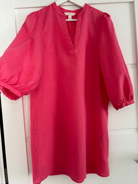 Tunikové šaty bavlna + ľan, h&m,xs
