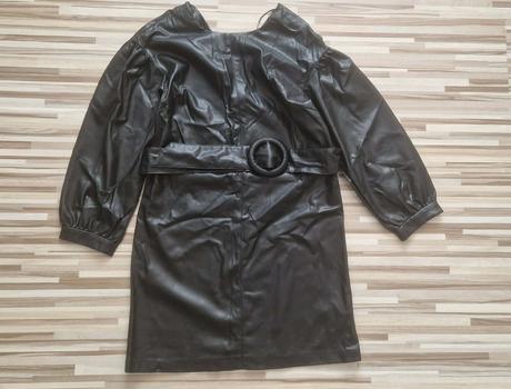 Koženkové šaty, reserved,m