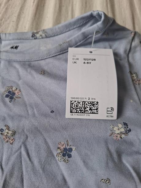 Dievčenské šaty, h&m,122 / 128