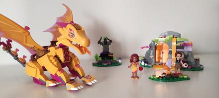 Lego elves 41175 lávová jaskyňa ohnivého draka,