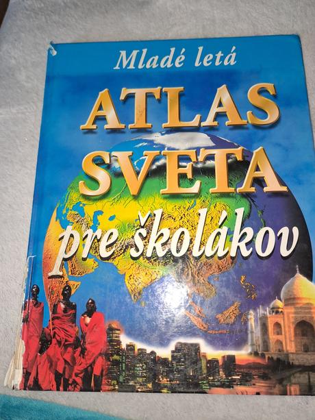 Knizka"atlas sveta pre skolakov",