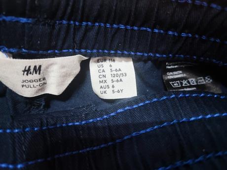 Prechodné nohavice hm, h&m,116