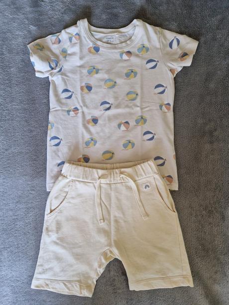 Letná súprava tričko a kraťasy lindex, lindex,92