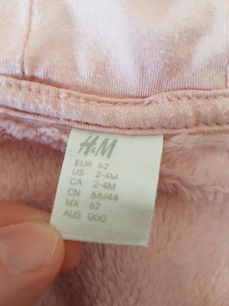 H&m mikina s uškami, h&m,62