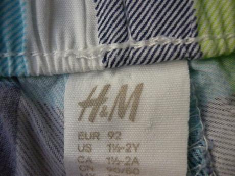 Krátke nohavice, h&m,92