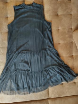 Reserved tylové čierne šaty, reserved,xl