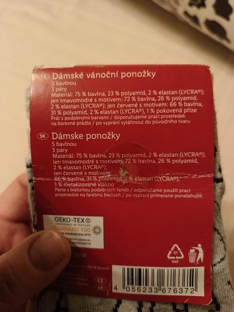 Vianočné ponožky, 39 / 40 / 42