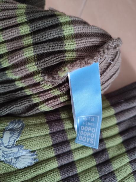 Detský  zimný set (čiapka ,šál), dopodopo,128