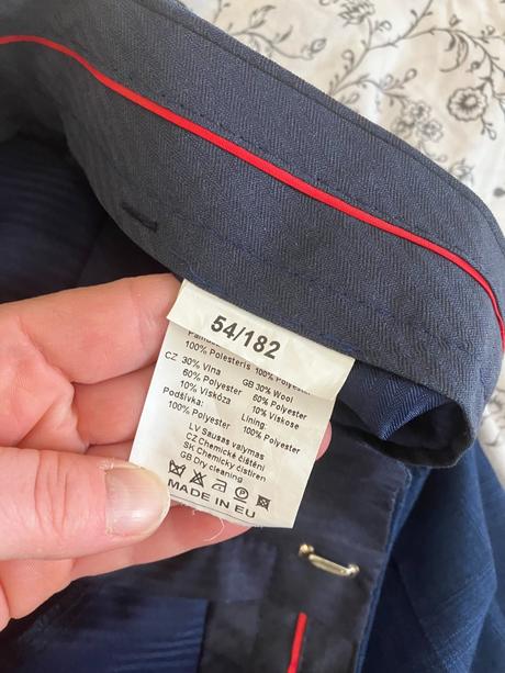 Pánsky modrý oblek michell, l