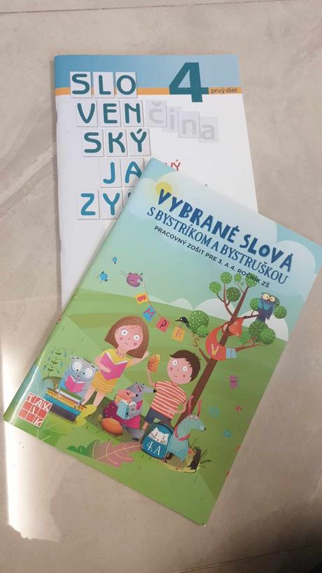 Slovensky jazyk - učebnica + učebnica vybrané slov, 