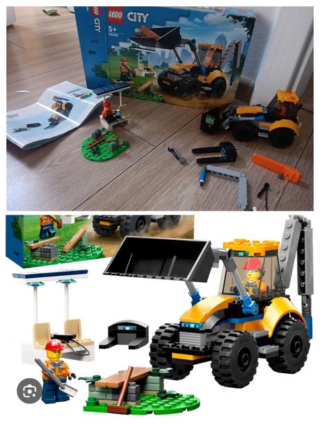 Lego city- bager s rýpadlom, 