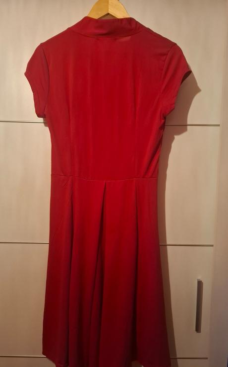 Červené retro vintage šaty 1930 - 1940s, m