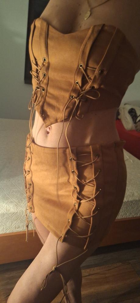 Komplet sukna + korzet top suprava indian styl, m