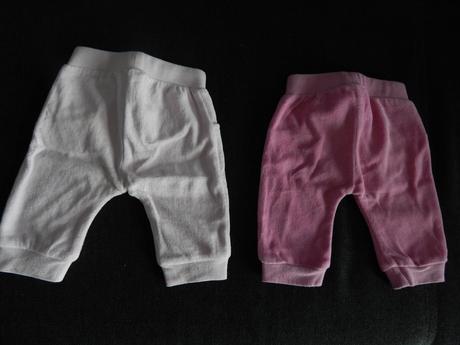 Tepláčky - 2 ks, veľkosť od 0-3 mesiacov, f&f,50