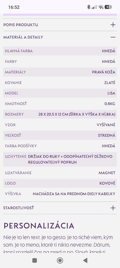 Limitovaná kožená kabelka dajana rodriguez lisa ta, dajana rodriguez