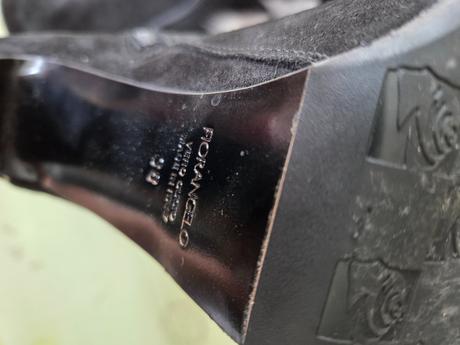 Čižmy kožene značkove, 38