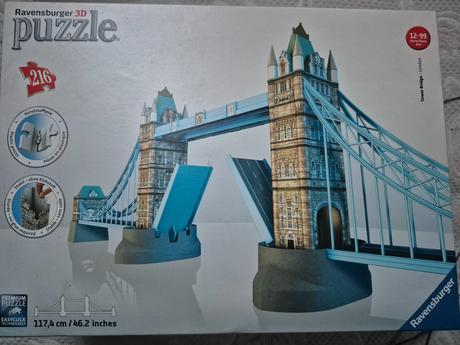 Puzzle 3d ravensburger tower bridge, 