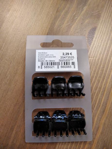 Štipčeky do vlasov 6ks, 