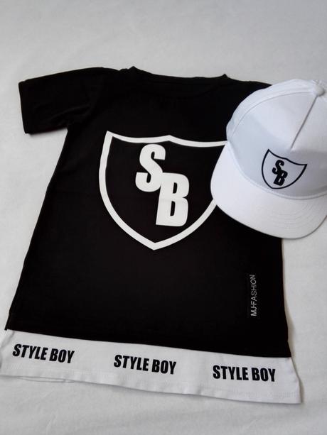 Tričko a šiltovka štýle boy, 104