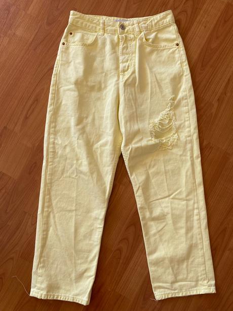 Zara - žlté džínsy, zara,26