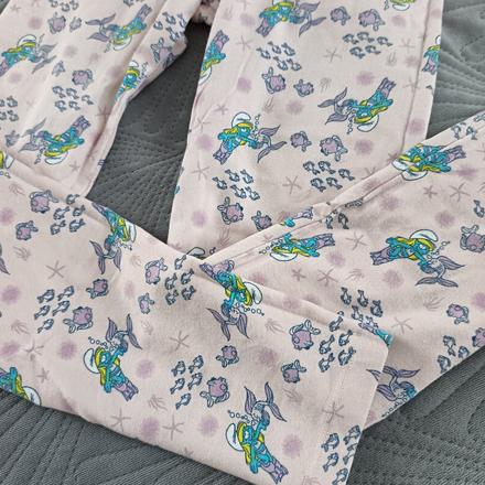 Ružové legíny so šmolinkami, 128