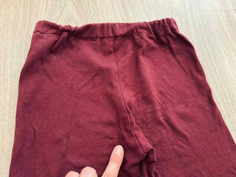 Bordové hrubšie legíny h&m 134, h&m,134