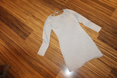 Strieborné úpletové šaty mango v. m, mango,m