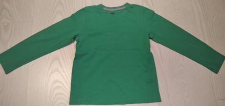Zelené tričko jednofarebné, lupilu,110
