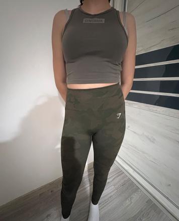 Súprava legíny a tričko gymshark, m
