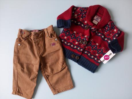 Svetrík s riflami mamas & papas, mamas & papas,56