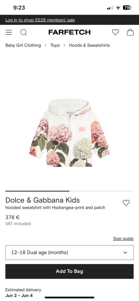 Dolce&gabbana tepláková súprava vel.7-8, 128