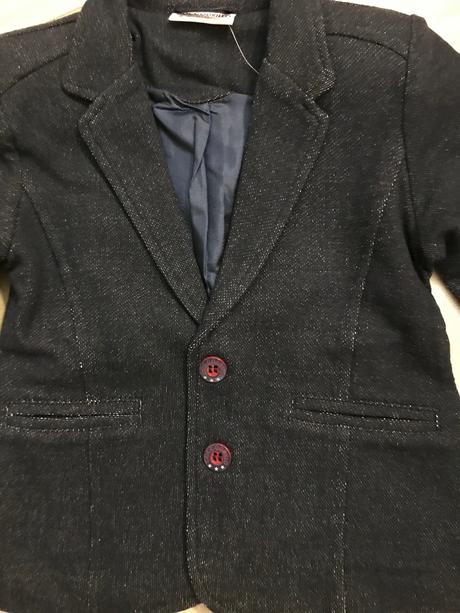 Krásne makké bavlnené sako, coccodrillo,98