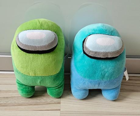 Among us plyšové postavičky,