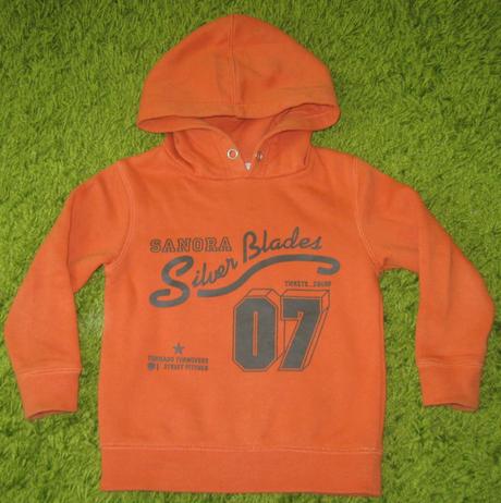 Oranzova mikina, c&a,104