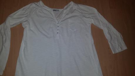 Biele bavlnené tričko, okay,42