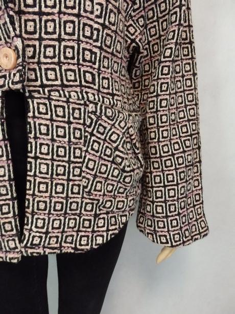 Luxusný vlnený kabát, l