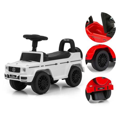 Detské odrážadlo mercedes g350d červené,