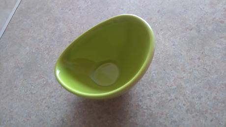 Dekoracna miska len vystavena, 