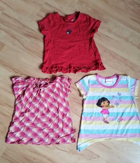 2x trička, blúzka - 110/116, 110
