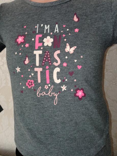 Dievčenské sivé tričko s potlačou fagottino (86), fagottino,86