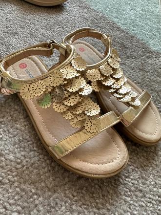 Zlate sandálky cocodrillo, vel 32, 7 eur, coccodrillo,32