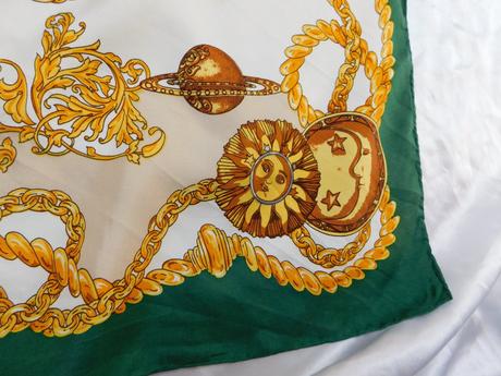 Kvalitná elegantná hodvabna šatka, xl