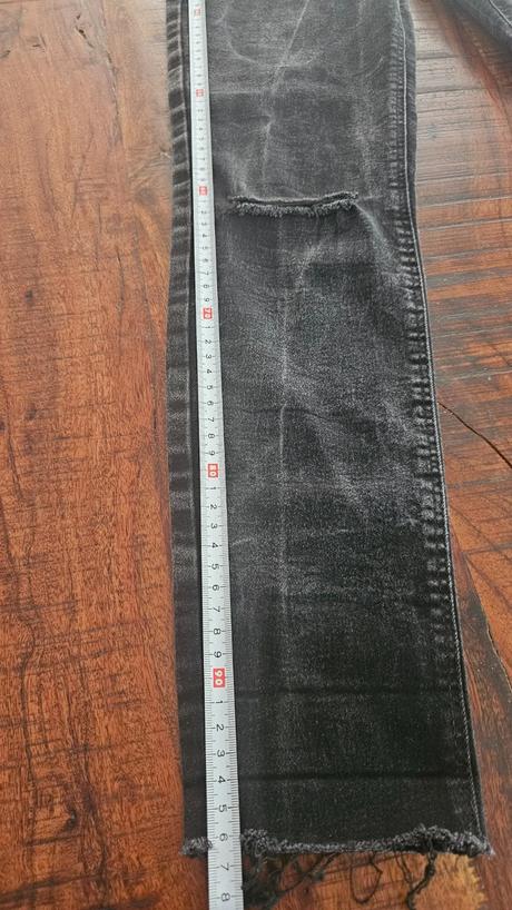 Elastické skiny rifle s vysokým pásom, zara,40